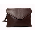 Carmelita Ladies' Top Flap Organizer Bag - Expresso Dark Brown